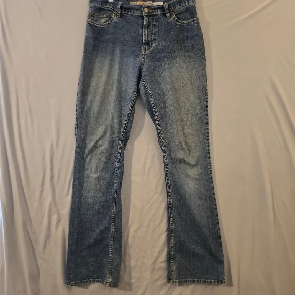Old Navy Bootcut Jeans 10 Long Womens Blue Stretch Medium Wash Denim